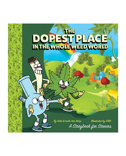 Wood Rocket Novelties Adult Storybook with Bright Illustrations and Cannabis-Themed Humor for Unique Gift Ideas