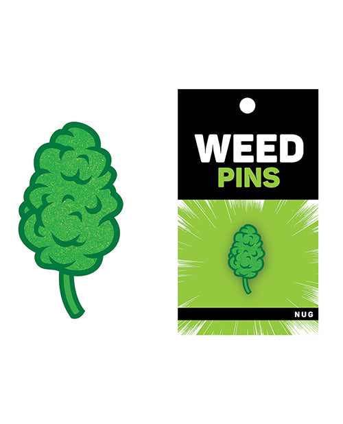 Wood Rocket Novelties Green Weed Nug Enamel Pin Cannabis Lapel Pin for 420 Pride and Clothing Accessories