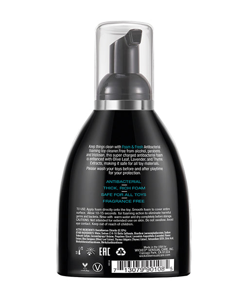 Wicked Sensual Care Foam N Fresh 8oz Anti-Bacterial Foaming Toy Cleaner