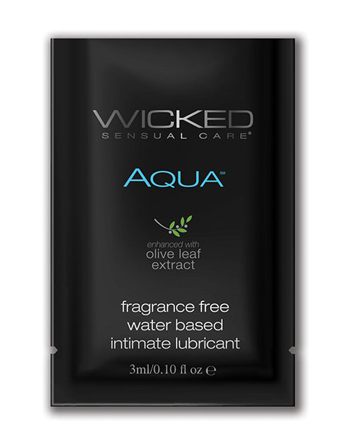 Wicked Sensual Care lubricant fragrance free water-based formula with Aloe and Vitamin E for gentle intimate hydration