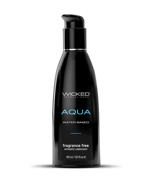 Wicked Sensual Care Lubricant Fragrance Free Water-Based with Aloe and Vitamin E for Enhanced Comfort