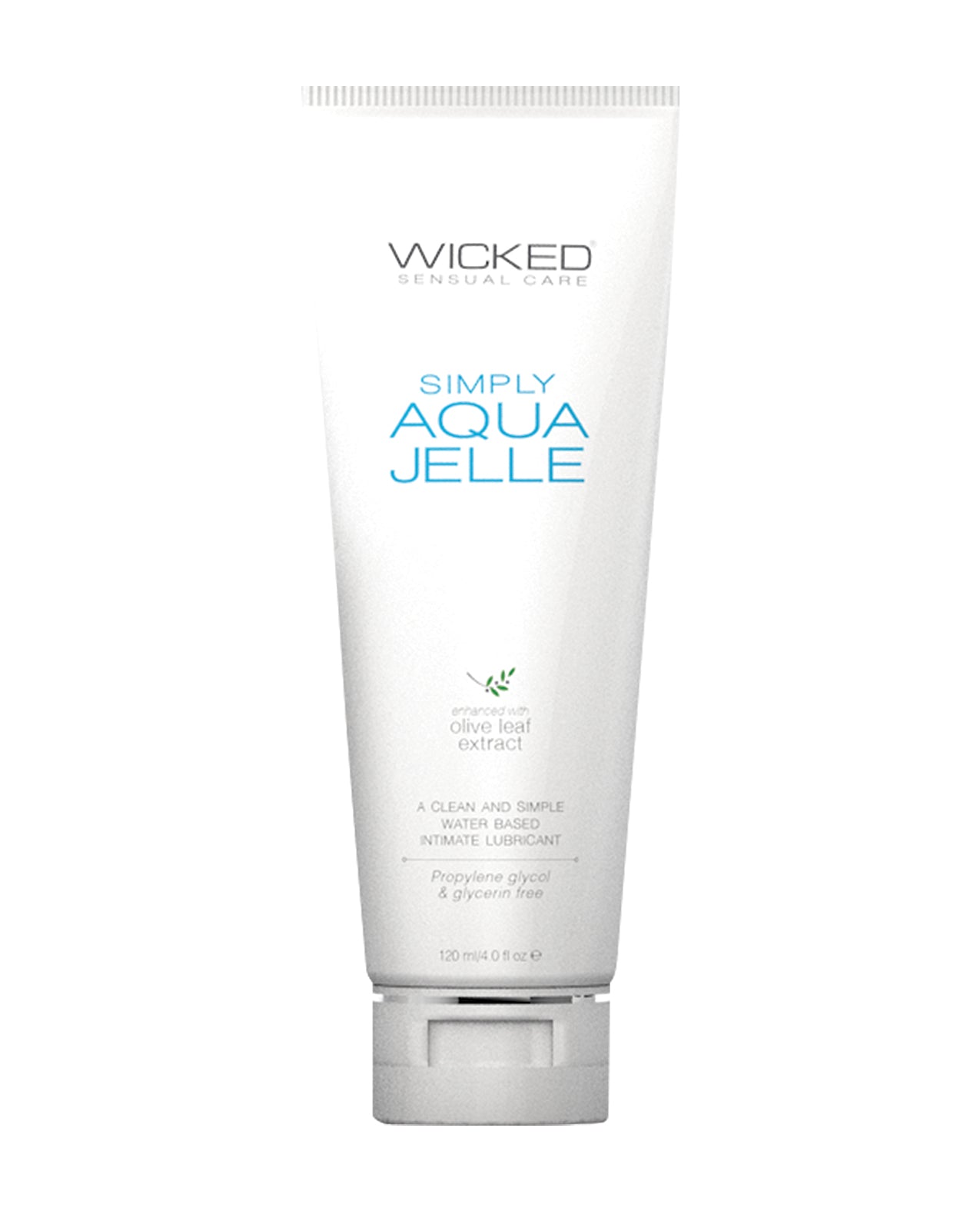 Wicked Sensual Care Lubricant Water Based Vegan Olive Leaf Extract for Smooth Comfortable Intimacy