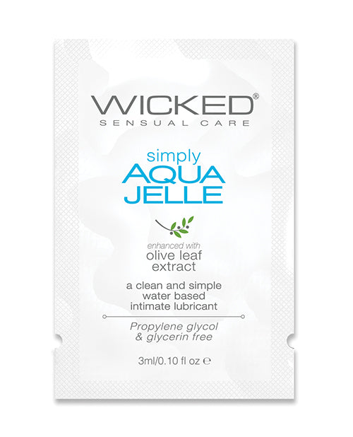 Wicked Sensual Care Lubricant Water Based Formula Olive Leaf Extract Vegan for Comfortable Intimacy