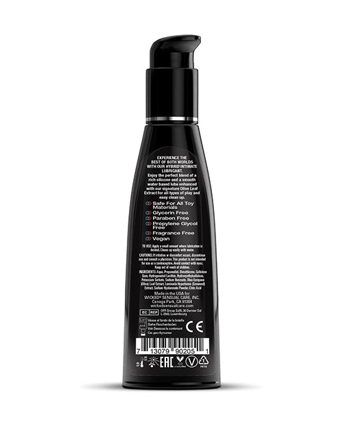 Wicked Sensual Care Hybrid Lubricant – Water & Silicone Blend 4 oz