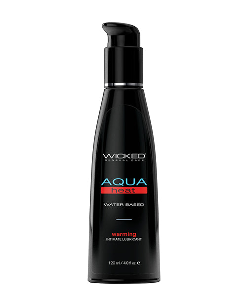Wicked Sensual Care Aqua Heat  Warming Water Based Lubricant - 4 oz