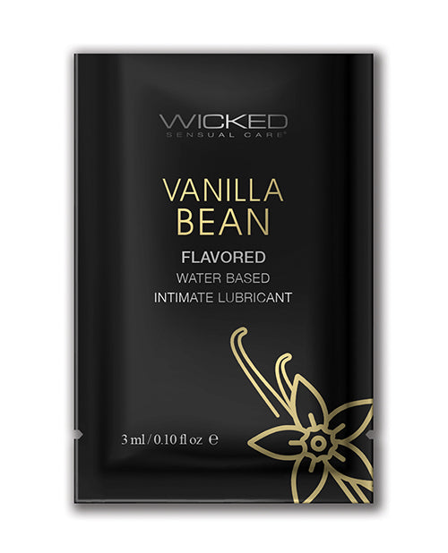 Wicked Sensual Care Water-Based Lubricant Vanilla Bean Kissable Paraben-Free for Intimate Pleasure