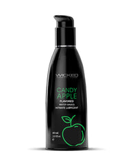 Wicked Sensual Care Lubricant Water-Based Candy Apple Flavor Kissable Formula for Oral Pleasure