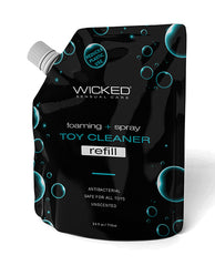 Wicked Sensual Care Toy Cleaner Refill Antibacterial Formula with Olive Leaf Lavender for Hygiene