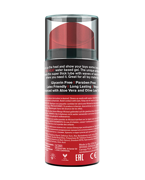 Wicked Sensual Care Toy Fever Warming Water-Based Lubricant with Aloe 3.3 oz
