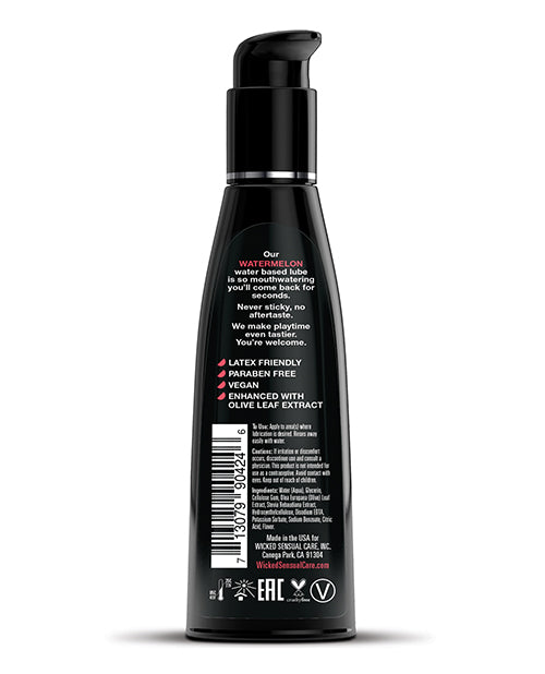 Wicked Sensual Care Aqua Watermelon Water-Based Personal Lubricant - 4 oz