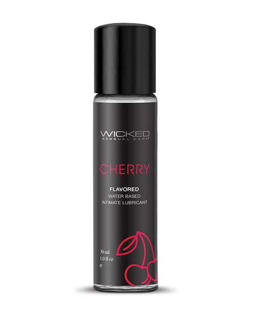 Wicked Sensual Care Lubricant Water-Based Cherry Flavor Kissable Formula for Sensual Intimacy