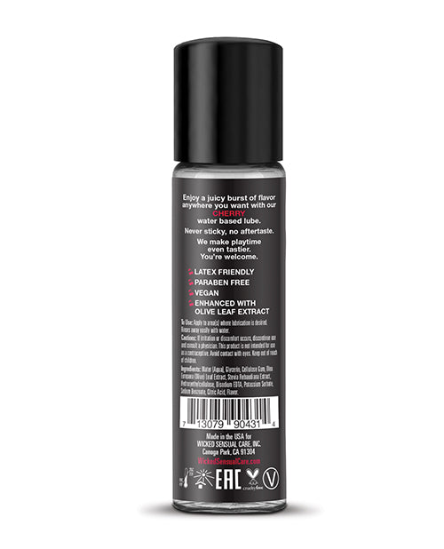 Wicked Aqua Cherry Water-Based Lubricant with Kissable Flavor