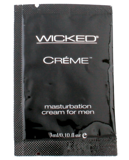 Wicked Sensual Care Lubricant Oil-Based Cream Vitamin E Enriched for Men's Solo Play