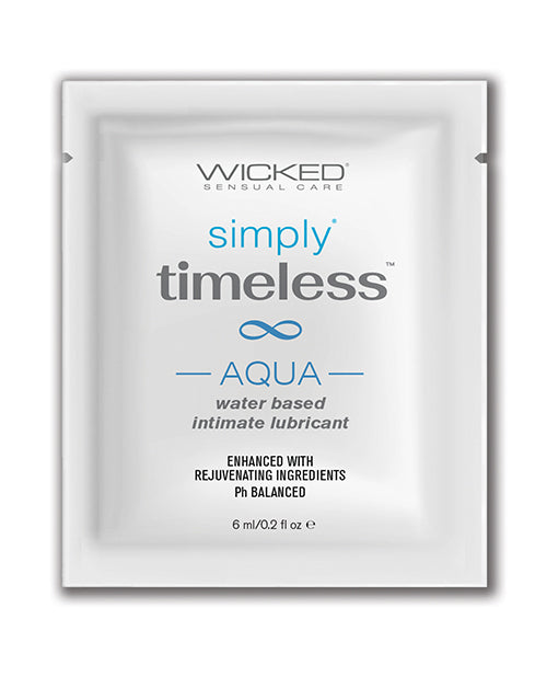 Wicked Sensual Care Lubricant Water Based Aloe Vitamin E for Menopausal Intimate Comfort
