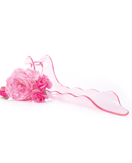 WaterSlyde Stimulator Patented Pink Plastic Bathtub Diverter for Targeted Water Flow and Comfort
