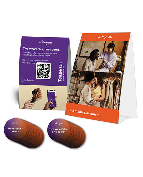 We-Vibe Merchandising Kit Bilingual English Spanish Display for Retail Product Promotion