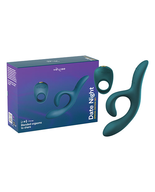 We-Vibe Stimulator Set Velvet Green Nova 2 Rabbit Vibrator Pivot Ring for Connected Couples Play