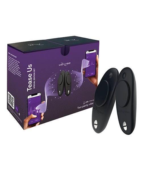 We-Vibe Stimulators Set App-Controlled Wearable Vibrator Pair Magnetic Clip for Discreet Couples Play