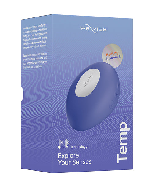 We-Vibe Temp Lavender Blue Vibrator with Ergonomic Design