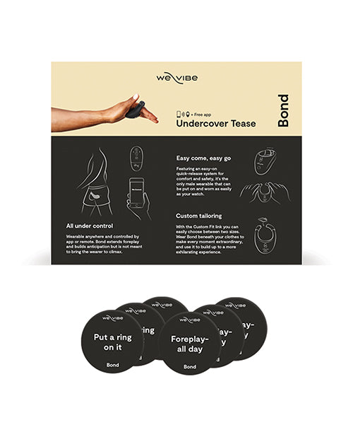 We-Vibe Merchandising Kit for Bond Vibrator with Branded Display Elements for Retail Promotion