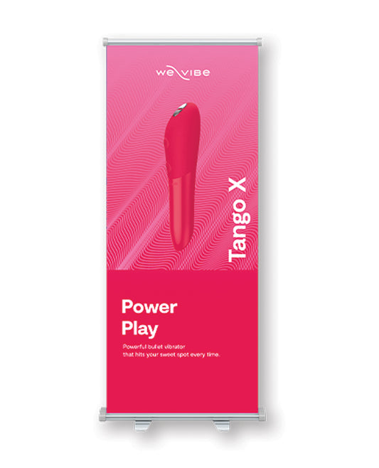 We-Vibe Promotional Roll-Up Banner with Touch X Graphics and Durable Vinyl for Retail Display