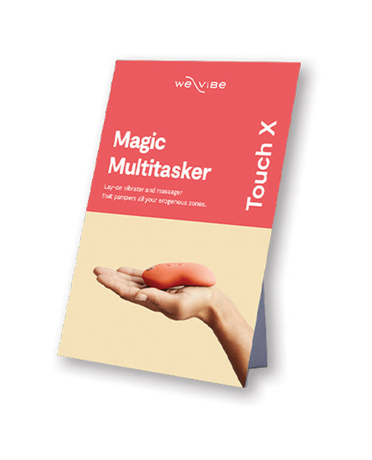 We-Vibe Counter Card Promotional Display with Vibrant Graphics for Retail Product Promotion