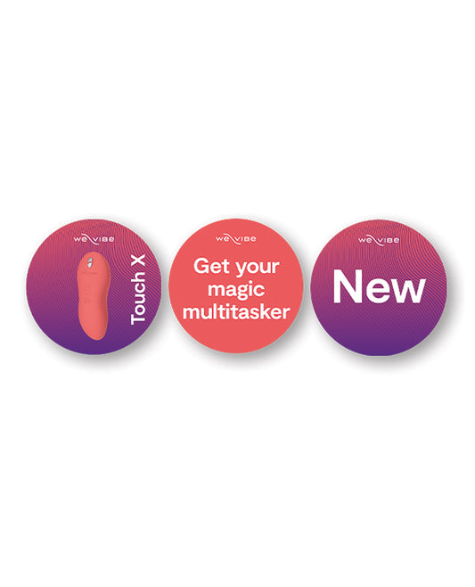 We-Vibe Promotional Decal for Touch X Vibrant Graphics Durable Vinyl for Retail Display