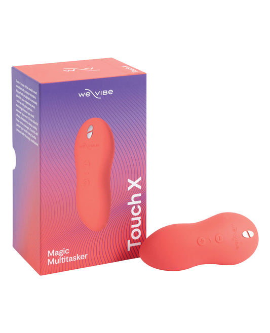 We-Vibe Touch X lay-on vibrator with smooth silicone and waterproof design for full-body massage and intense stimulation