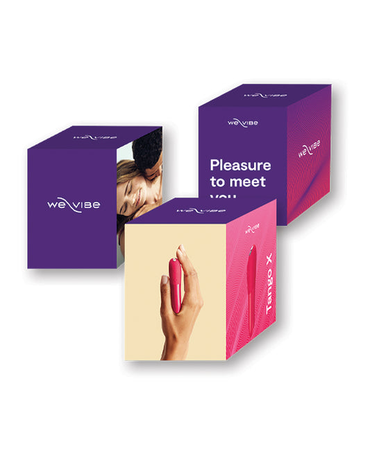 We-Vibe Branded Cubes Set with Three Unique Designs and Body-Safe Materials for Versatile Sensory Play