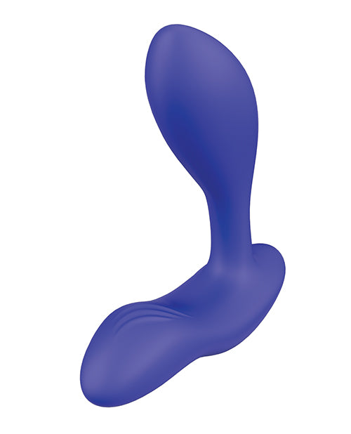 We-Vibe Vector+ Adjustable Prostate Massager with Wireless Remote in Royal Blue