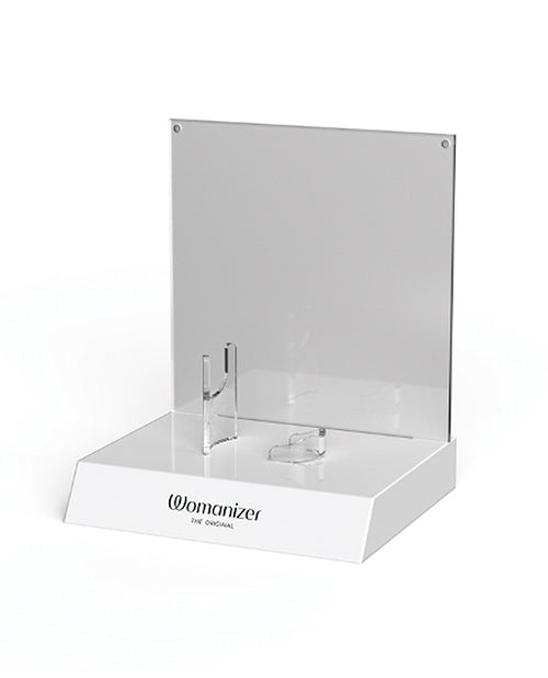 Womanizer Universal Product Stand with White and Chrome Finish for Stylish Device Display and Organization