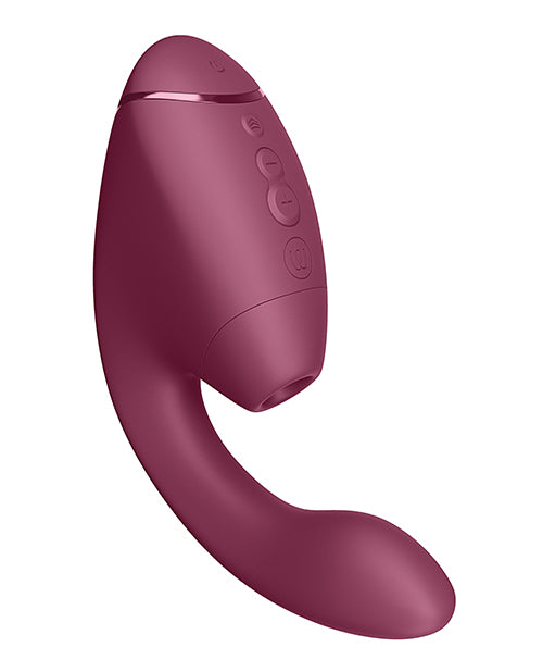 Womanizer Next Duo Rechargeable Clitoral and G-Spot Vibrator in Dusky Pink