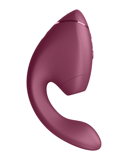 Womanizer Next Duo Rechargeable Clitoral and G-Spot Vibrator in Dusky Pink