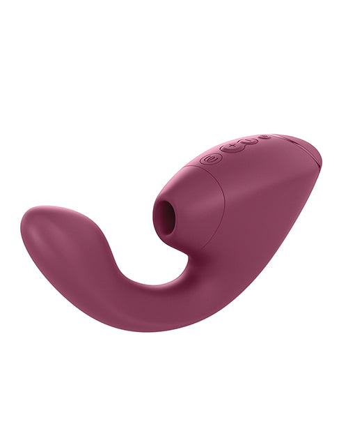 Womanizer Next Duo Rechargeable Clitoral and G-Spot Vibrator in Dusky Pink