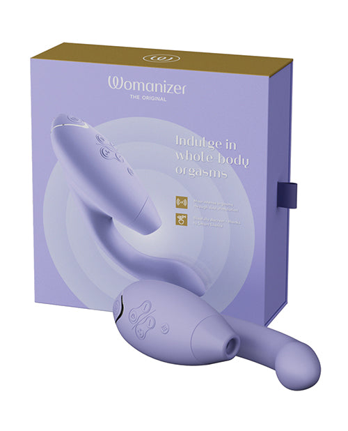 Womanizer Duo 2 Rabbit Vibrator Dual Stimulation Pleasure Air Waterproof for Clitoral and G-Spot Stimulation