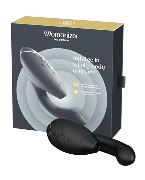 Womanizer Vibrator Dual Stimulation Pleasure Air Clitoral and G-Spot Vibrator for Blended Orgasms