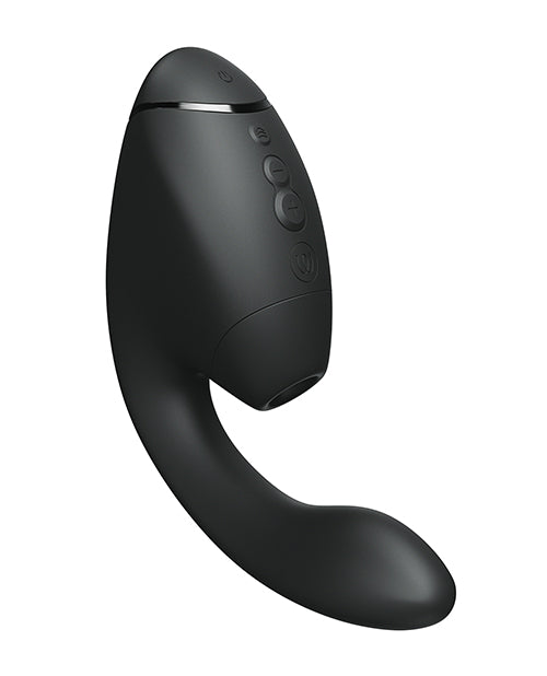 Womanizer Next Duo Black Rechargeable Clitoral and G-Spot Vibrator