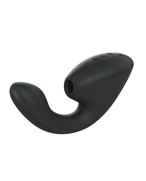 Womanizer Next Duo Black Rechargeable Clitoral and G-Spot Vibrator