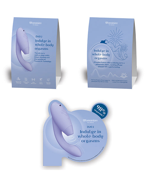 Womanizer Merchandising Kit Assorted Colors Display Samples for Retail Product Presentation