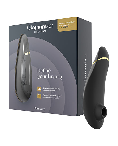 Womanizer Stimulator Premium 2 Rechargeable Smart Silence Waterproof for Effortless Clitoral Stimulation