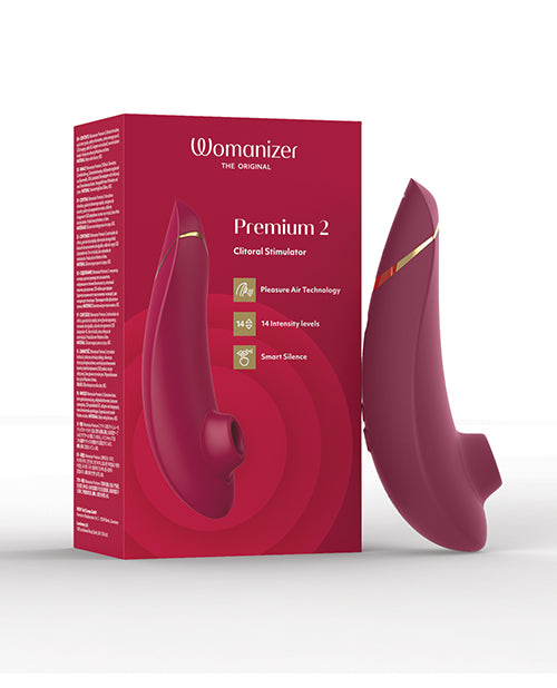 Womanizer stimulator Premium 2 original Pleasure Air Smart Silence ergonomic control for luxury intimate stimulation