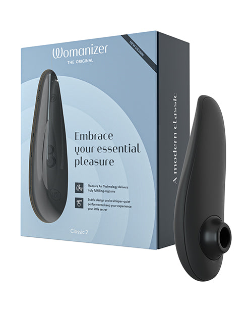 Womanizer Clitoral Stimulator with Air Pulsation Technology and Dual Heads for Customizable Pleasure