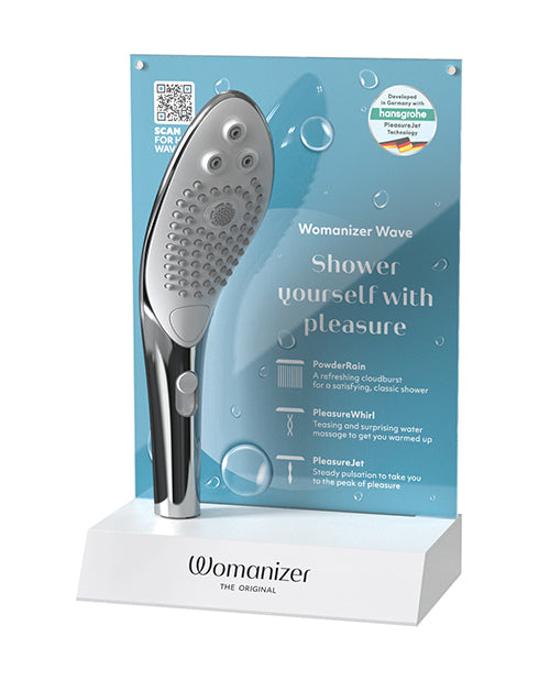 Womanizer Display Kit Blue Durable Acrylic Modern Design for Retail Product Showcasing