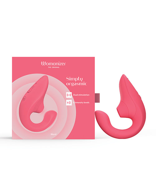 Womanizer Vibrator Rabbit Blend Pleasure Air Technology Dual Motors for Enhanced Intimate Stimulation