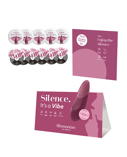 Womanizer Merchandising Kit English Display Set with Printed Materials for Retail Presentation