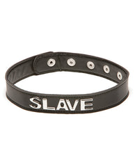XPlay BDSM Slave Collar Adjustable Faux Leather with D-Ring for Comfortable Restraint Play