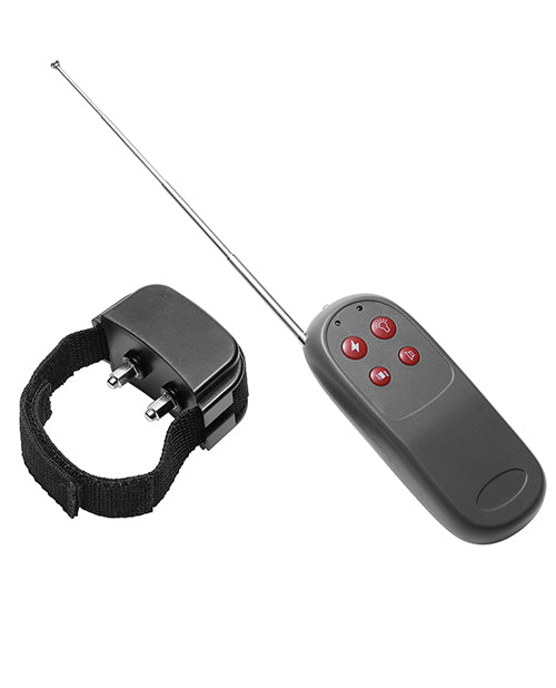 Master Series Cock Shock Remote CBT Electric Cock Ring with Adjustable Fit