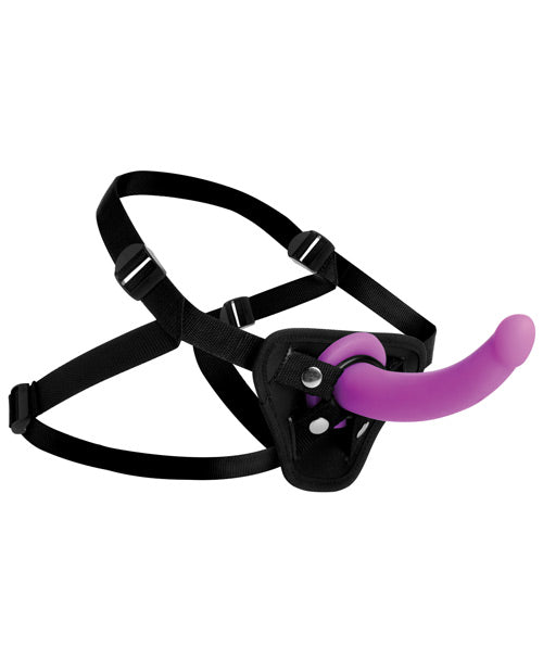 Strap U Silicone Strap-On Set with G-Spot Dildo and Adjustable Harness