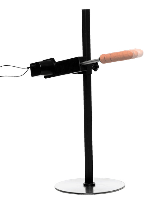 Master Series Sex Machine Adjustable Thrust Length Steel Frame Realistic Dildo for BDSM Sessions