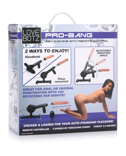 LoveBotz Sex Machine Remote-Controlled Adjustable Speeds with Suction Cup Mounts for Versatile Intimate Play